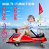 24V Ride on Drift Car for Kids, 7Ah Battery Electric Drifting Go-Kart, Drifting Carts,360 Degrees Rotating - 4 of 4