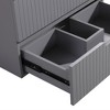 Dolonm Wall mounted pedestal basin with sink MDF 3 drawers - 4 of 4