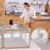 Playpen, 71"×47" Play Pens for Babies and Toddlers - 3 of 3