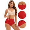 INSPIRE CHIC Women's High Waist Tummy Control Underwear Briefs Flatten Panties - 3 of 4
