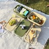 Racxily Collapsible Picnic Basket With Tray Stand, Portable Storage Basket, Foldable camping organizer - 2 of 2