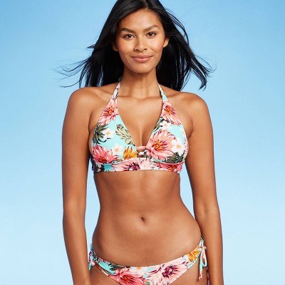 Women's Floral Triangle Bikini Top - Kona Sol™ Floral XS