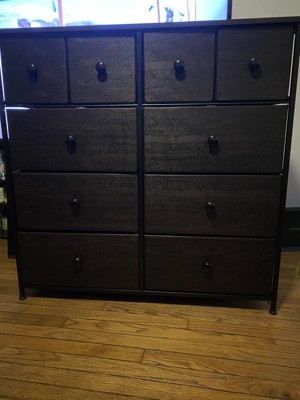 Reahome 10-drawer Steel Frame Bedroom Storage Organizer Chest Dresser ...