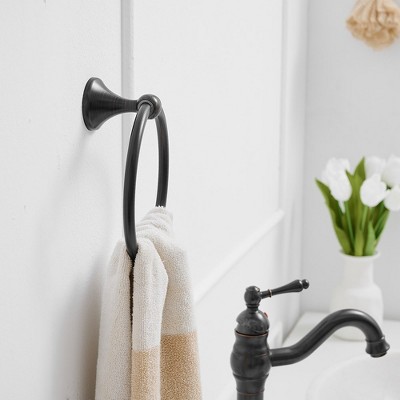 Oil-Rubbed Bronze 5-Piece Bathroom Hardware Set