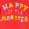 Sesame Street Cookie Monster Zip Up Hoodie Toddler - 3 of 4