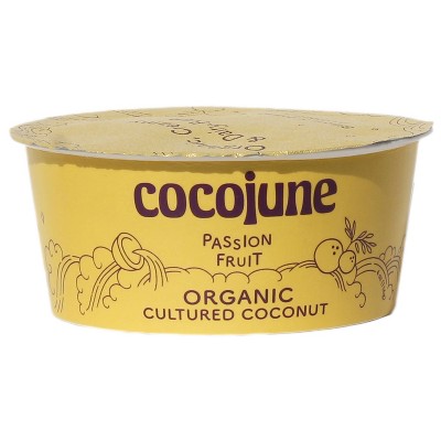 Cocojune Organic Cultured Coconut Yogurt Passionfruit - 4oz