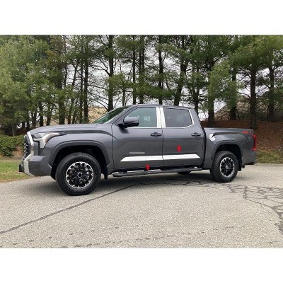 QAA Stainless Steel Rocker Panel Trim 4Pc Fits 2022-2024 Toyota Tundra TH72145 QAA