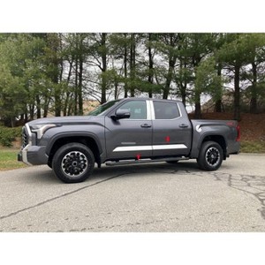 QAA Stainless Steel Rocker Panel Trim 4Pc Fits 2022-2024 Toyota Tundra TH72145 QAA - 1 of 2