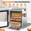 YASHE 14-Tray Stainless Steel Food Dehydrator, 10 Presets, 48H Timer, 850W, for Jerky, Herbs, Meat, Fruits, Dog Treats, Recipes Included - 4 of 4