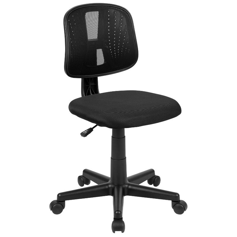 Flash Furniture Flash Fundamentals Mid-Back Mesh Swivel Task Office Chair with Pivot Back, 1 of 15