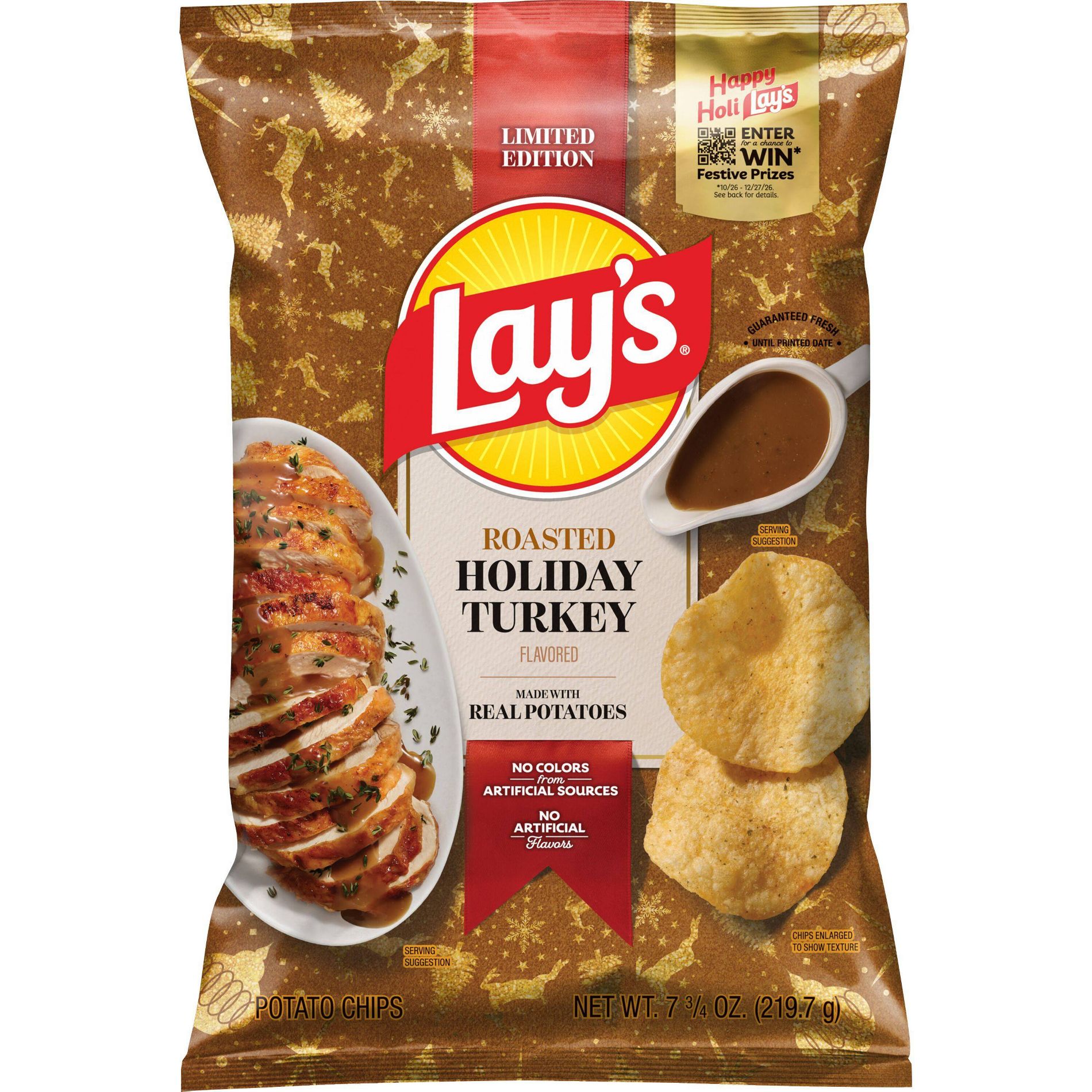 Lay's Holiday Roasted Holiday Turkey Chips - 7.75oz