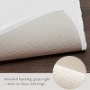 SEVOBAL Bathroom Rugs Bath Mat Rug Home Decor Carpet Shower Mat Non-Skid for Toilet Side Floor Shower Room Bathroom, White, 24"*20"*0.75" - 2 of 4