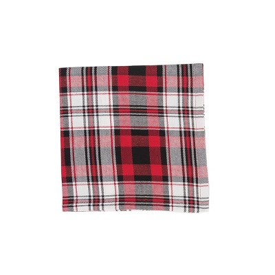 C&F Home Fireside Plaid Thanksgiving Cloth Napkin Set of 6