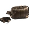 Joan & David Metallic Tubular Quilted Nylon Passport Sling Bag - 3 of 4