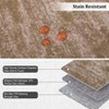 Machine Washable Area Rug With Non-Slip Backing Stain Resistant Easy Cleaning Indoor Carpet For Living Room Bed Dining Room Playroom Office - 4 of 4