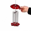Birds Choice 1qt Forever Black Oil Sunflower Bird Feeder - Red: Stainless Steel, Acrylic, Weather-Resistant, No Assembly Required - 3 of 3