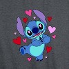 Women's - Lilo and Stitch - Heart Eyes Graphic Racerback Tank - 2 of 4