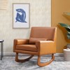 Nursery Works Sleepytime Rocker with Walnut Legs - Tan Leather - 2 of 4
