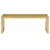 Modway Gridiron Medium Stainless Steel Bench Gold - 3 of 4