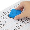 Juvale 24 Pack Magnetic Mini Dry Erase Erasers for Classroom Whiteboard, School Supplies, Smiley Face, 4 Colors, 2 x 0.7 In - 3 of 4