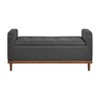 NicBex Modern 50" Storage Bench Wood Accent Stools with Button Tufted for Bedroom and Entryway - 3 of 4