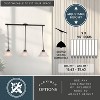 VAXCEL Da Vinci 3L Bronze Linear Chandelier Island Pendant Light Fixture - 4 of 4