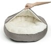 Best Friends by Sheri Cozy Cuddler Ilan Dog Bed - 24"x24" - Gray - 3 of 4
