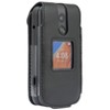Nakedcellphone Vegan Leather Case with Belt Clip for Alcatel TCL Flip 2 Phone (T408DL, 4058G) - Black - 2 of 4