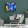 Trademark Fine Art -Marion Rose 'Blue Cow' Wood Slat Art - 4 of 4