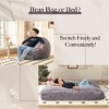 CAVINAS Giant Bean Bag Chair, Large Floor Sofa Couch with High-Density Foam Filling, Convertible Beanbag - 2 of 4