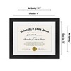 Americanflat Diploma Frame with tempered shatter-resistant glass - Available in a variety of sizes - image 2 of 4