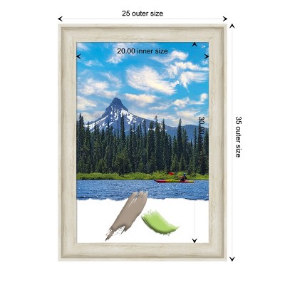 Classic White Polystyrene Wall Picture Frame 20x30