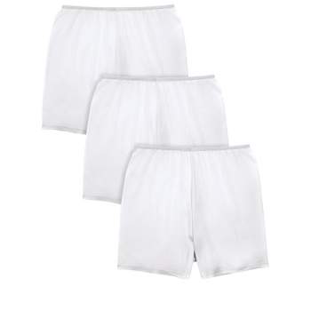 Comfort Choice Women's Plus Size 16 Stretch White Cotton Brief 5