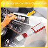 Unique Bargains Car Indoor Air-condition Clean Brush TPR 6.69" Red White 1 Pc - 2 of 4