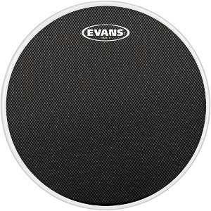 EVANS Hybrid-Soft Marching Snare Drum Batter Head Black 14 in. - 1 of 2
