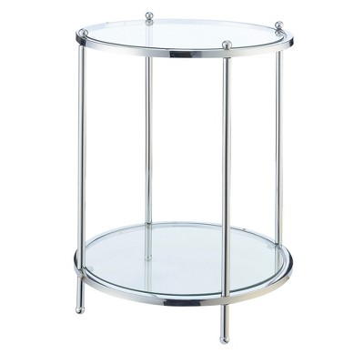 target glass end tables