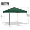 Ainfox 10'×10'  Portable Canopy With Carrying Bag - 2 of 4