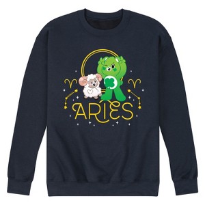 Men's - Care Bears - Aries Good Luck Bear Graphic Fleece Sweatshirt - 1 of 4