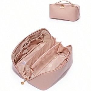 Roomier Open-Flat Toiletry Pouch - Waterproof Travel Makeup Bag for Organized Storage - 1 of 4