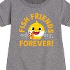 Girls' - Baby Shark - Fish Friends Forever Graphic Short Sleeve Fleece Dress - 2 of 4