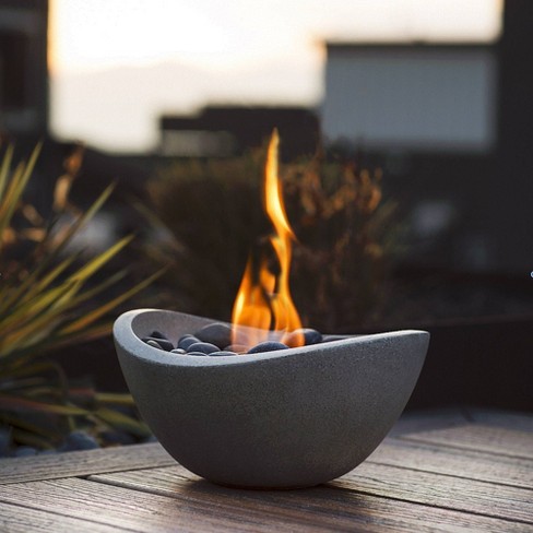 Tabletop Wave Gel Fuel Fire Bowl Terra Flame Target