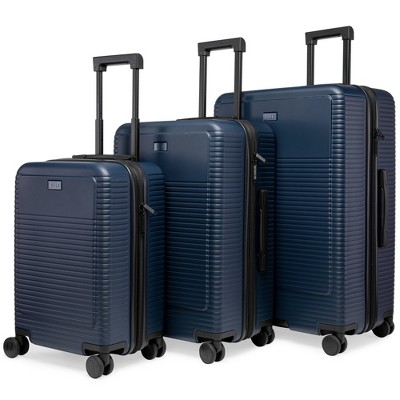 ELLE Luggage Passage 3pc Expandable Retro Spinner Hardside Luggage Set