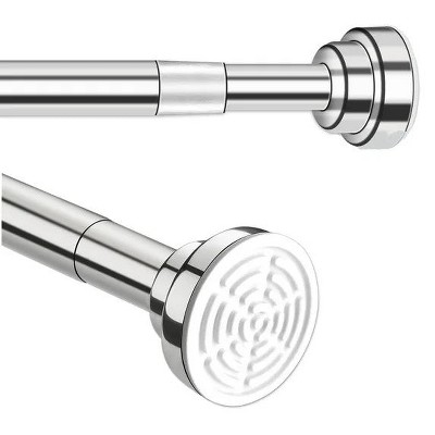 LunaLulinlk 32" to 43" Adjustable Shower Curtain Rod, Stainless Steel