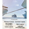 GreatShield 8 Pack Cruise Luggage Tag Holder for Carnival, Princess, Costa, Holland America, P&O & Norwegian Luggage Tags Cruise Ships w/ Zip Seal - 3 of 4