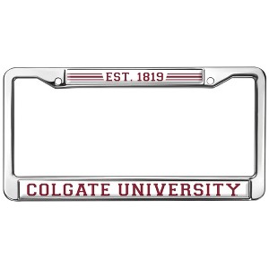 Colgate University School Logo Full Size Standard License Plate Metal Frame - 1 of 4