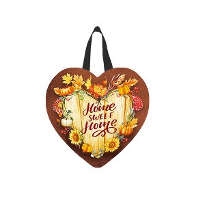 Briarwood Lane Fall Door Hanger 16x16 Fall Home Sweet Home For Fall Door Hanger - 1 of 2