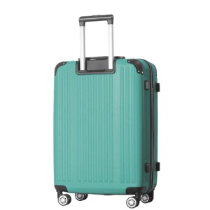INFURNIC Bag And Luggage Sets Hard Shell Travel Suitcases Set, 3 Piece Rolling Luggage with Telescopic Handle, Green, 21.06"*11.42"*30.12" - 1 of 4