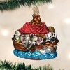 Old World Christmas Glass Blown Ornament for Christmas Tree, Noah's Ark - 2 of 3