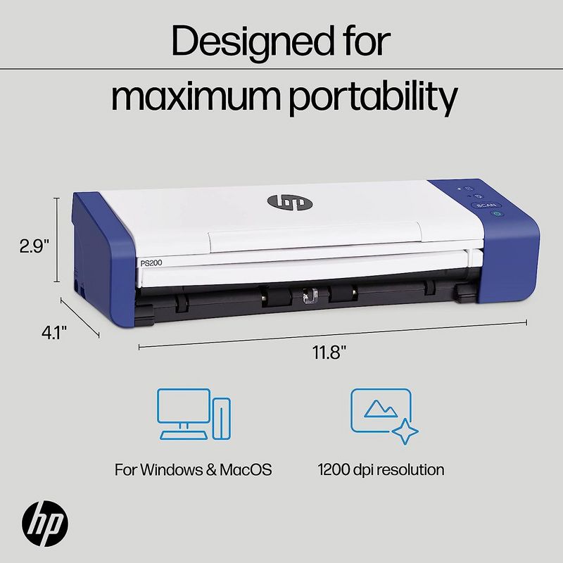 HP Duplex Document Scanner & Photo Scanner W/Auto-Feed Tray for 2-Sided Scanning, 3 of 9