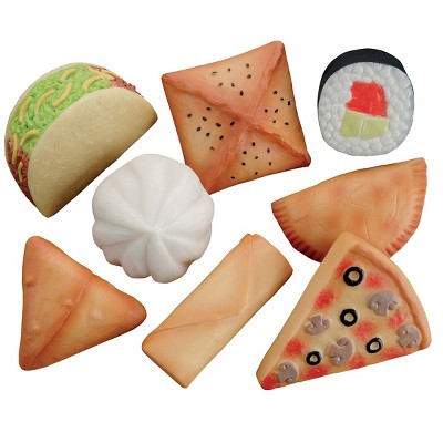 Yellow Door Sensory Play Stones: Foods of The World - Set of 8